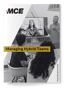 Brochure cover-Managing Hybrid Teams