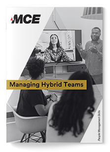 Brochure cover-Managing Hybrid Teams